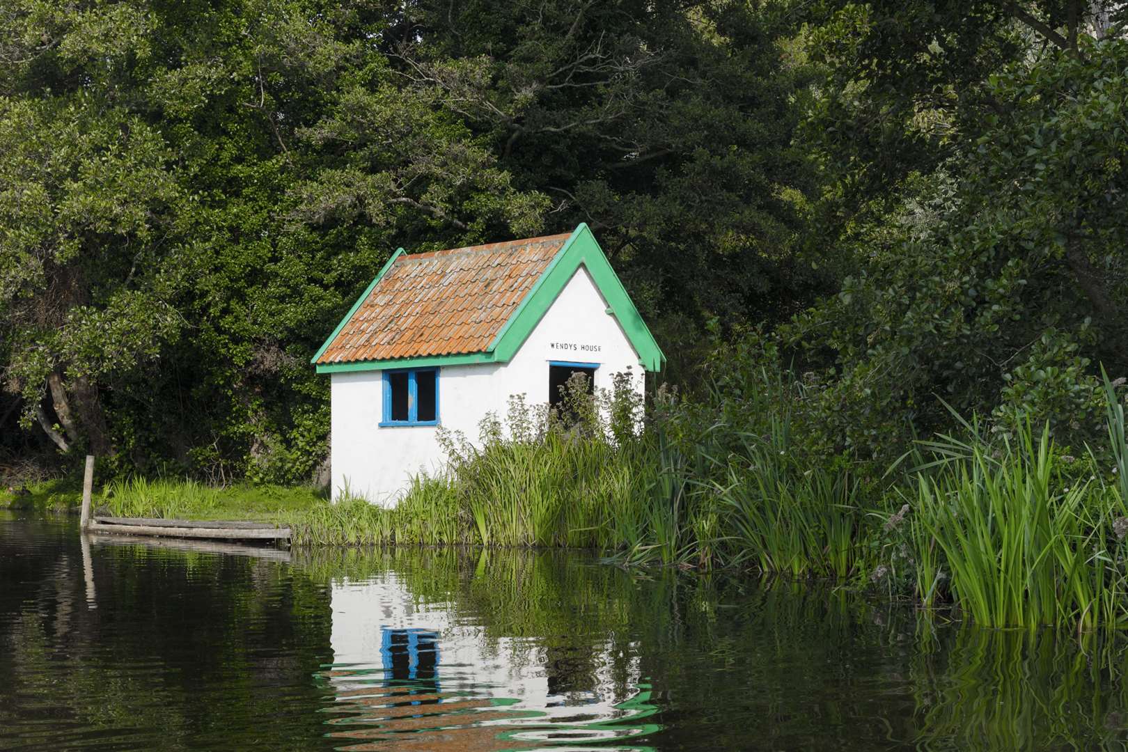 The Peter Pan-inspired Wendy’s House at Thorpeness Meare in Suffolk (Historic England Archive/PA)