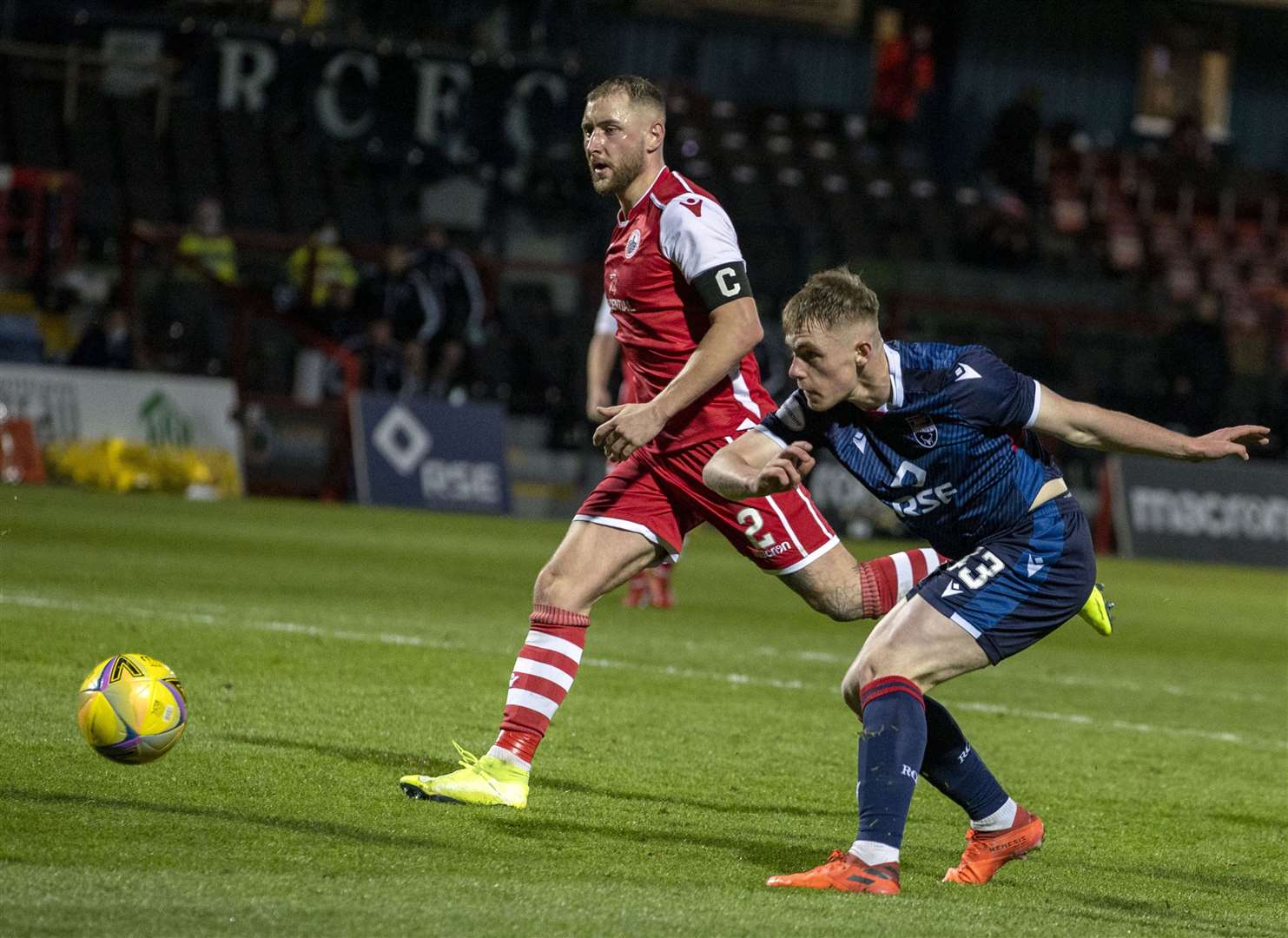 Academy graduate Josh Reid has led the youthful charge at Ross County this season. Picture: Ken Macpherson