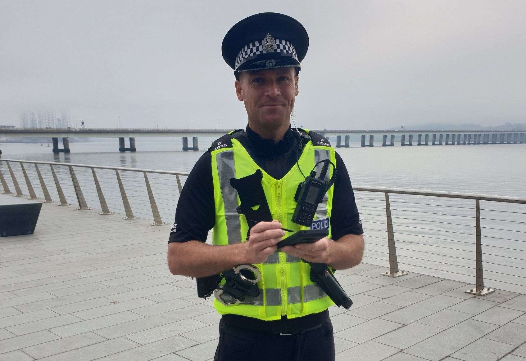 Ready to roll-out: PC Garrie Watson