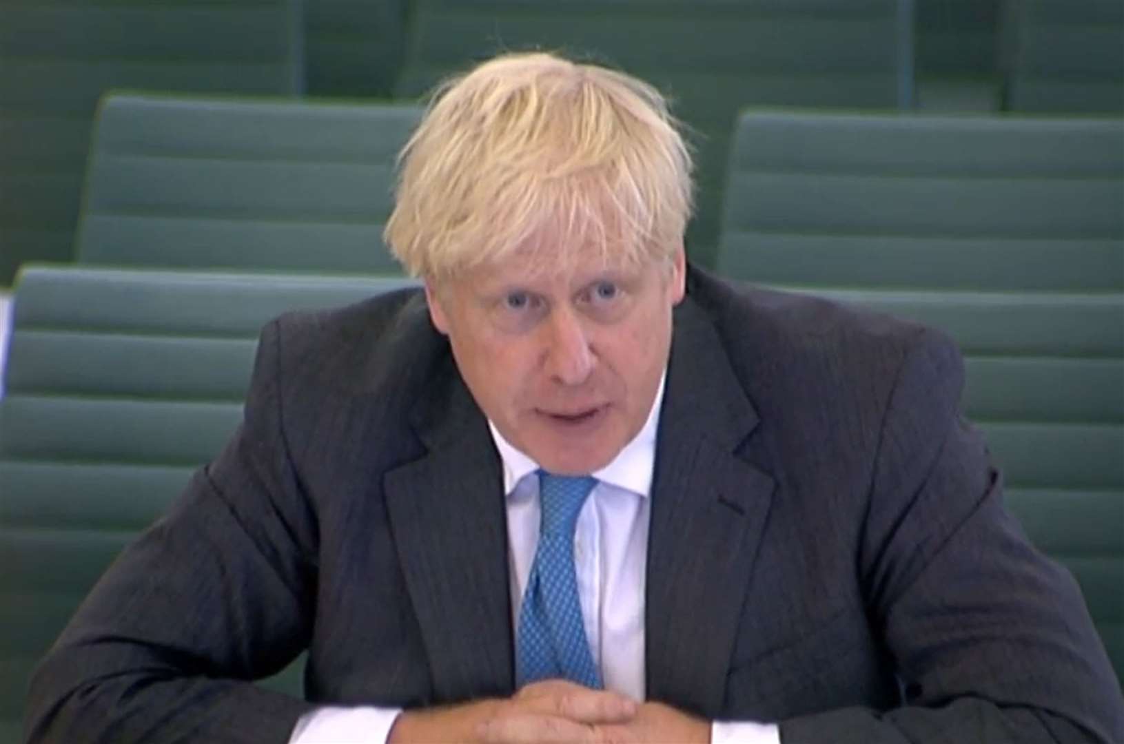Boris Johnson gives evidence to the Commons Liaison Committee (House of Commons/PA)