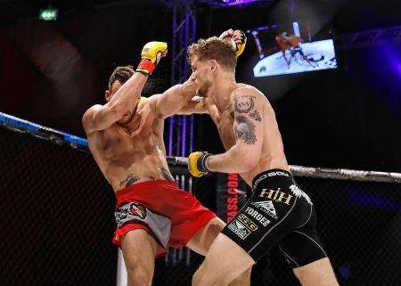 Houston will fight Stefano Paterno for a world championship tomorrow. Picture: Dolly Clew/Cage Warriors