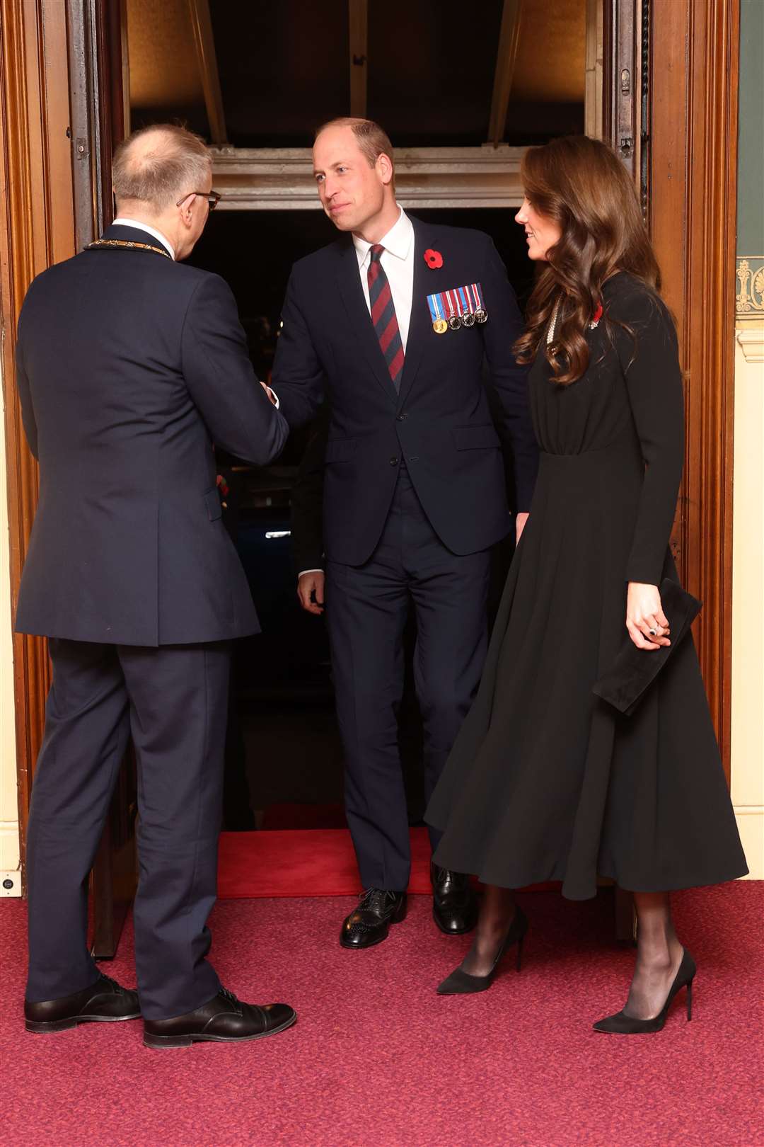 The Prince and Princess of Wales arrive (Chris Jackson/PA)