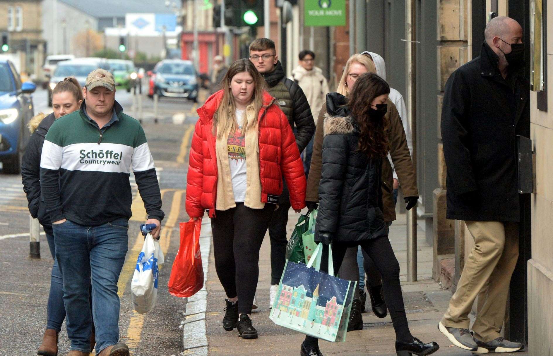 Shoppers in Academy Street. Picture: James Mackenzie