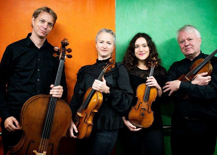The Engegård String Quartet will travel to Nairn on Saturday 20 April.