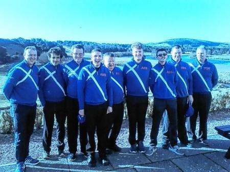 Highland Disability Golf team pictured at the Fife Open.