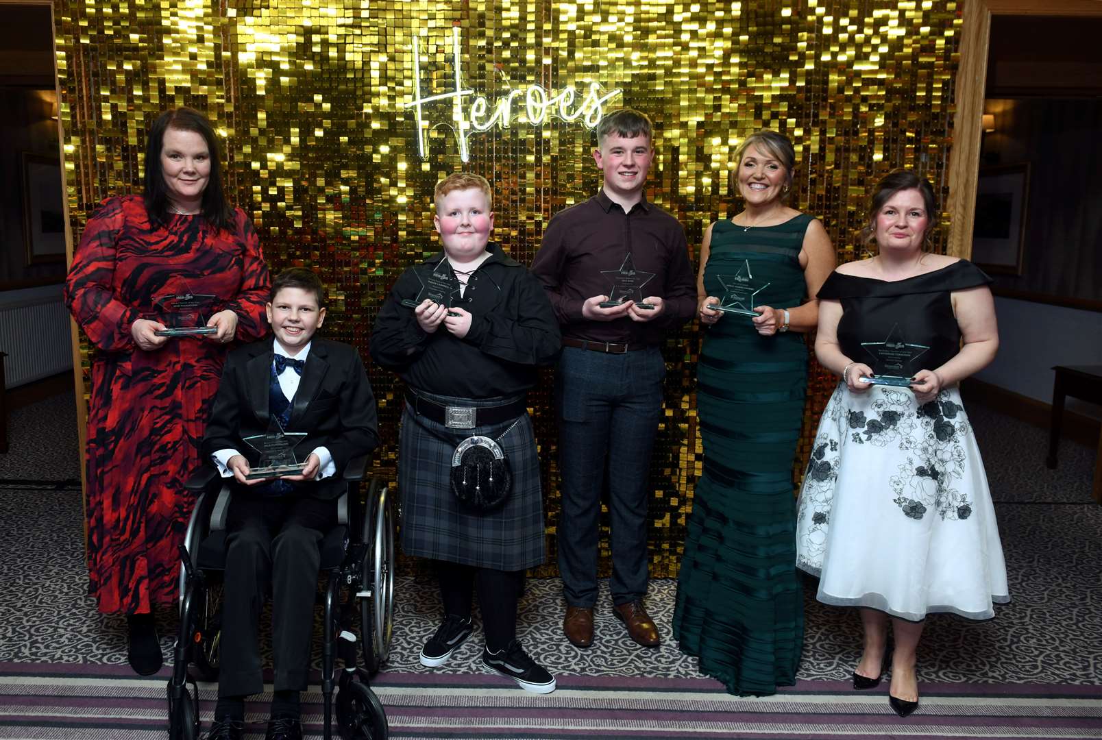 Some of this year's Highland Heroes winners. Picture: James Mackenzie