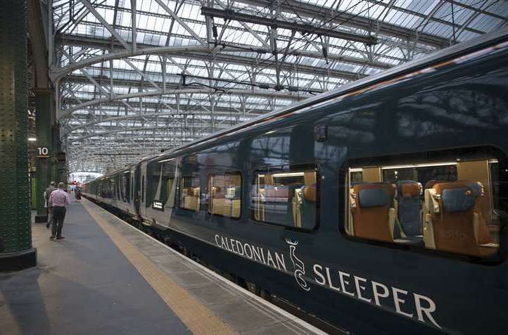 The Caledonian Sleeper train broke down this morning between Pitlochry and Blair Atholl.