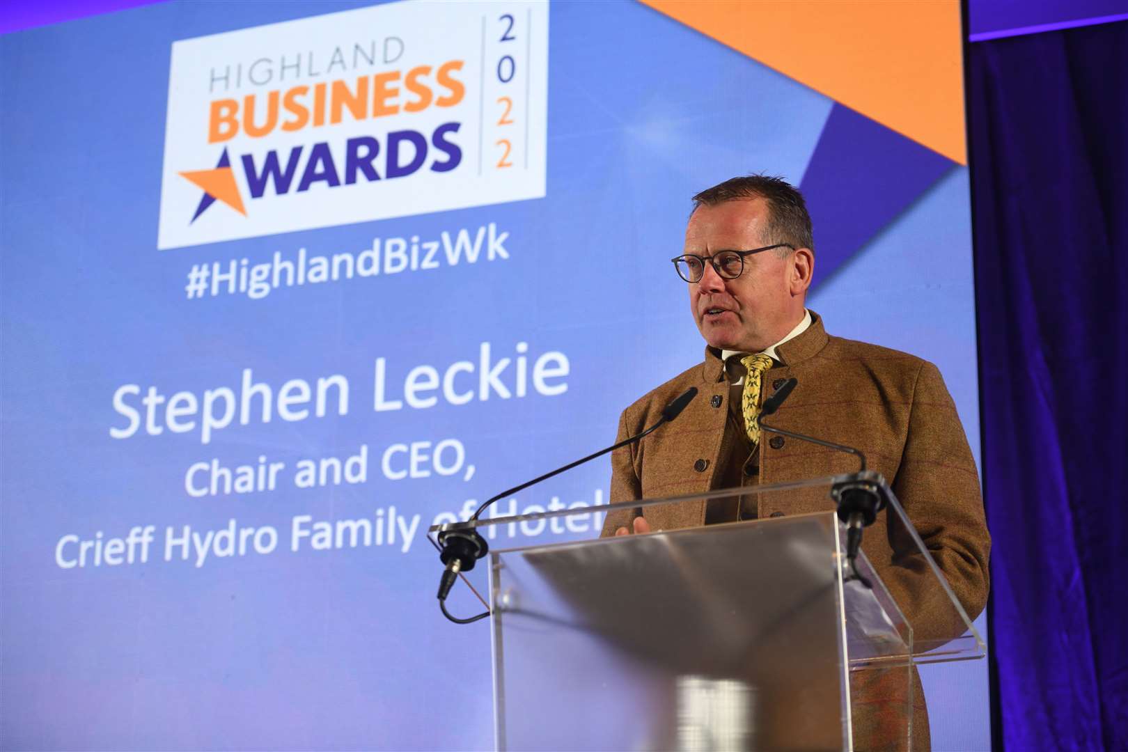 Stephen Leckie, president of the Scottish Chamber of Commerce.