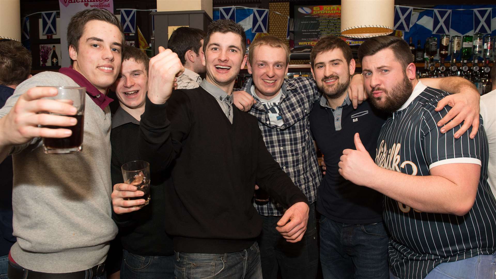 CitySeen 15MAR2014..Lads from Kingussie on a night out in Smith & Jones...Picture: Callum Mackay. Image No. 024769.