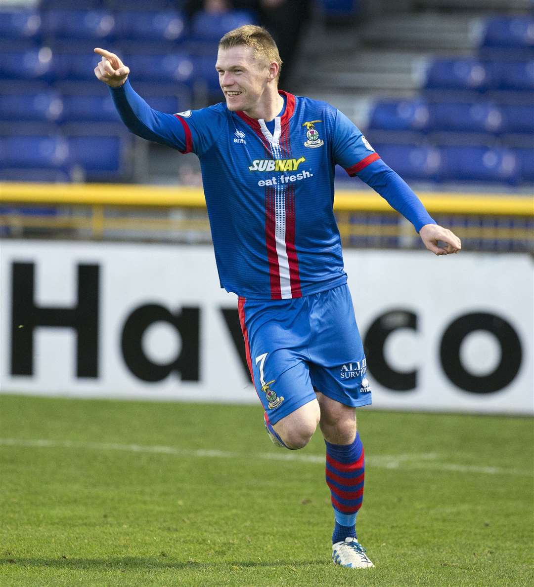 Royalty - Ken Macpherson, Inverness..Inverness CT v Motherwell.  11.22.14 .. The celebrity lens of ICT's Billy McKay.