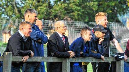 Inverness City chairman Alastair Wardhaugh (centre) has major doubts whether people will be able to watch his club next season.
