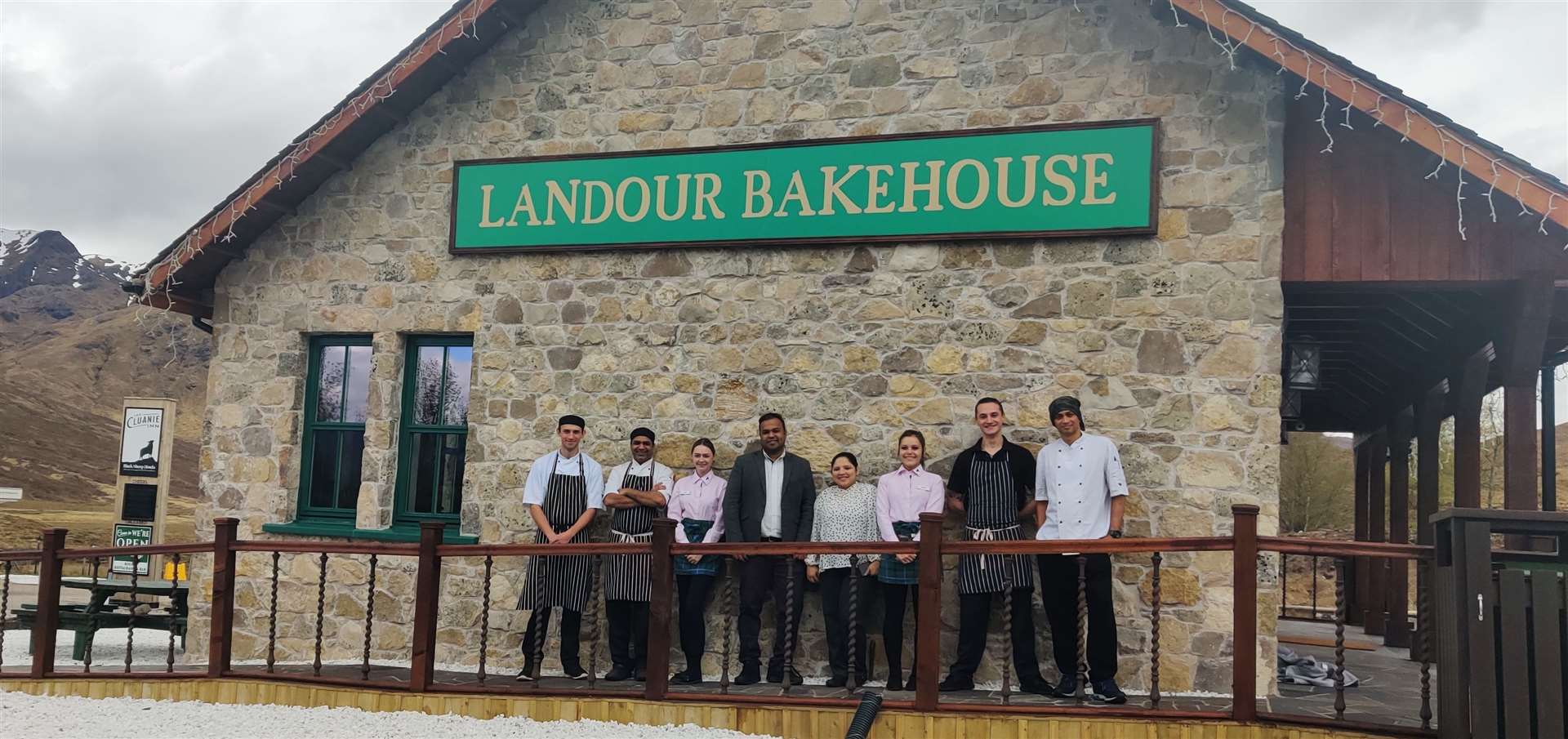 The new team at Landour Bake House.
