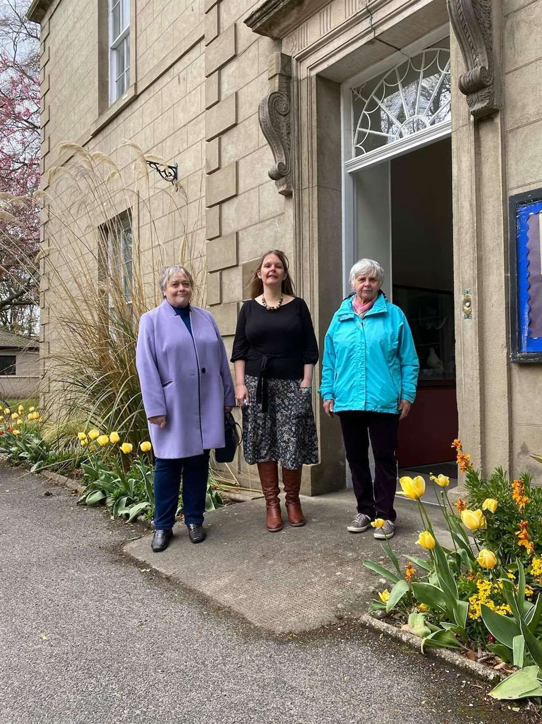 L to R Yvonne Cotter (Curator and Trustee), Melissa Davies (Museum Manager), Joan Andersen (Trustee).