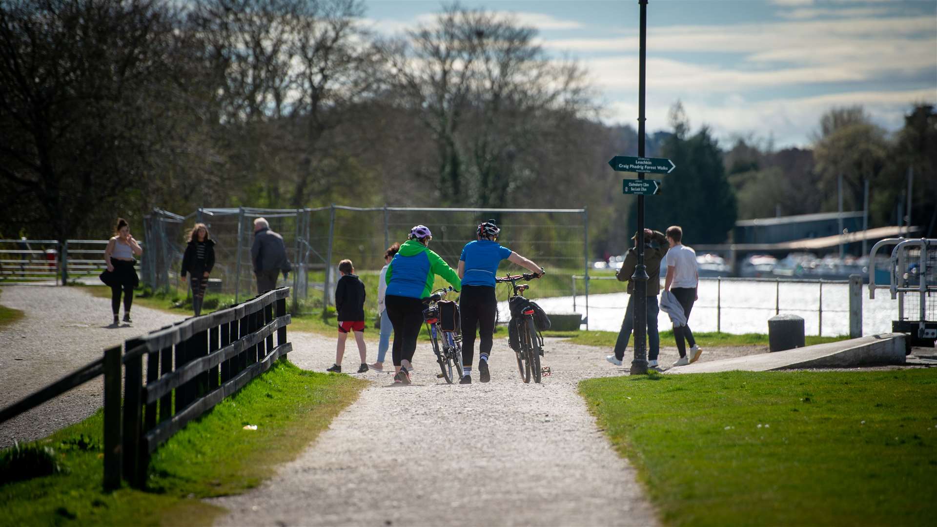 Active travel has grown in popularity during lockdown. Picture: Callum Mackay