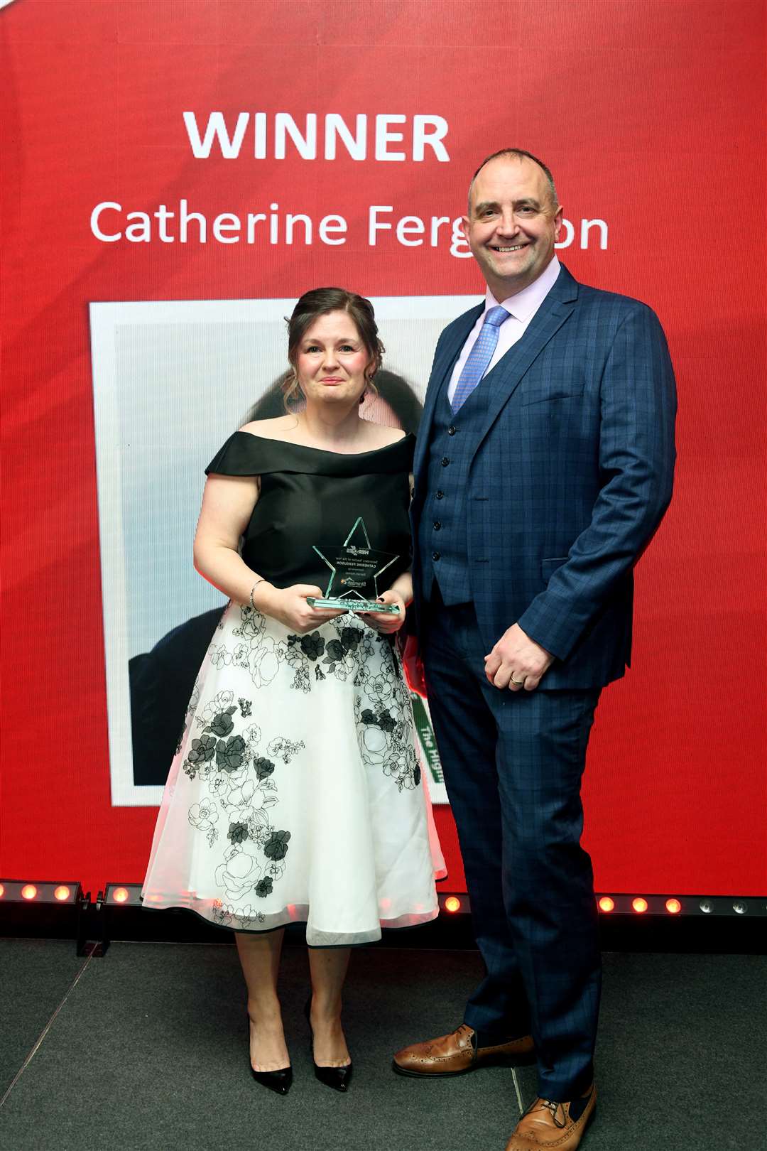 Catherine Ferguson won the Secondary Teacher Award sponsored by Barratt. Picture: James Mackenzie.
