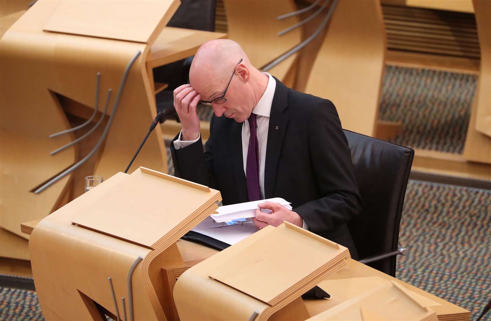 John Swinney wants to find a ‘practical way’ for MSPs to get access to the information (Andrew Milligan/PA)