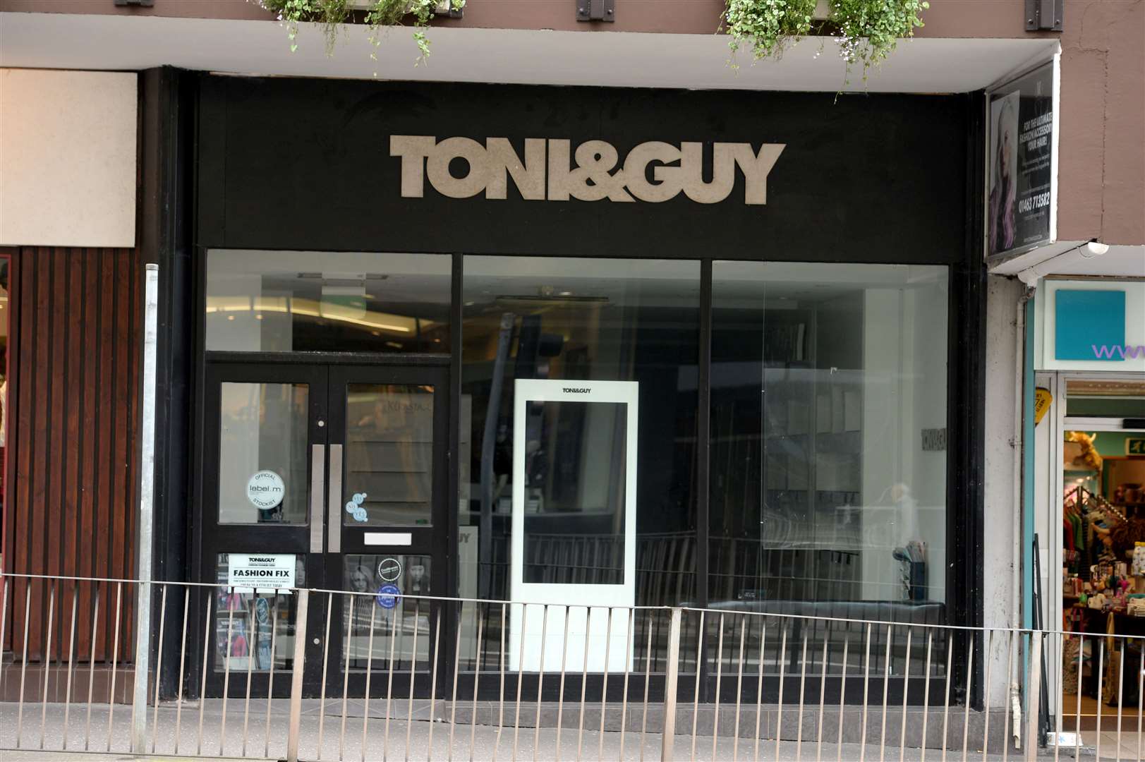 The Toni & Guy salon in Inverness's Bridge Street closed suddenly earlier this summer.