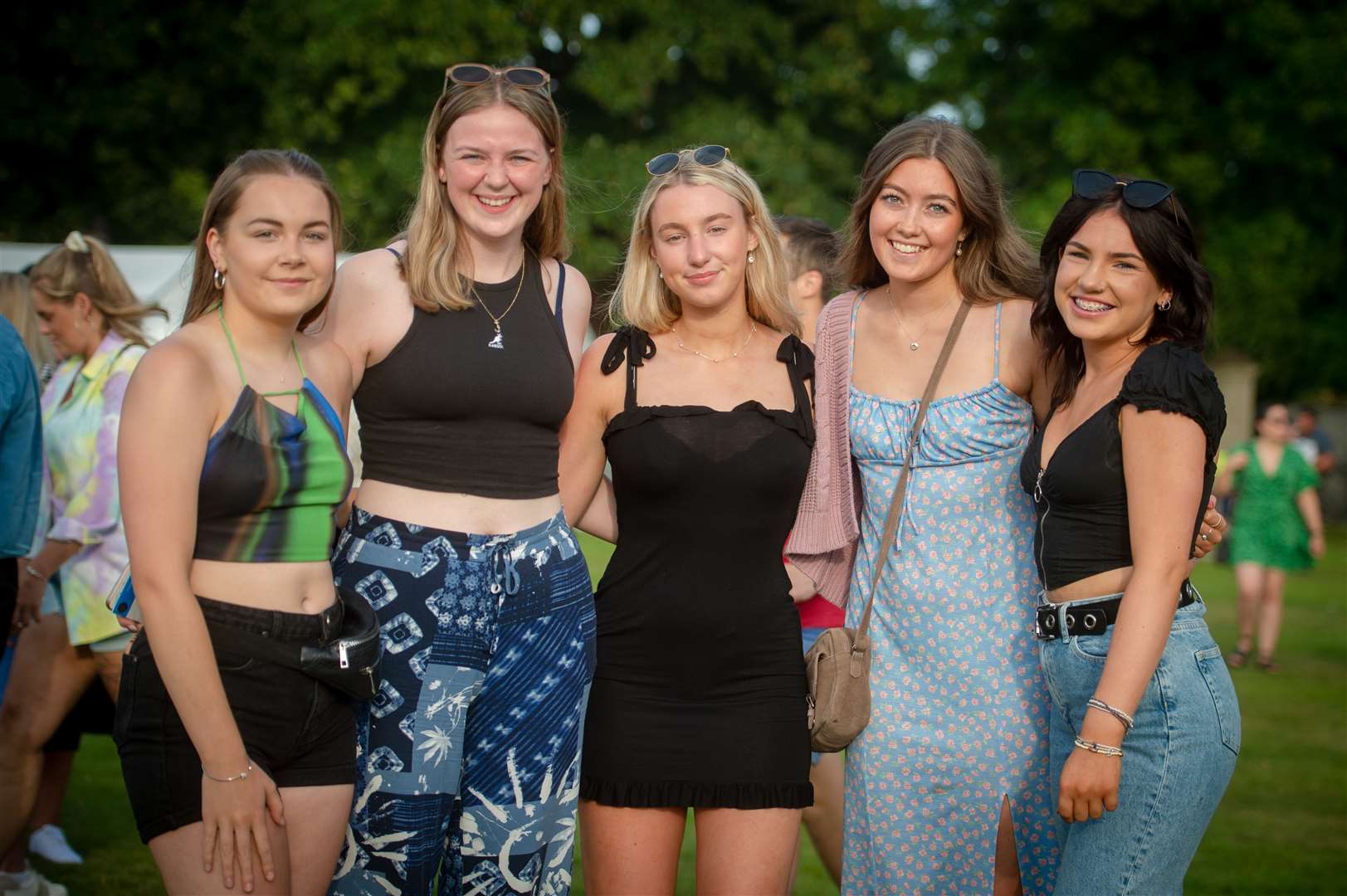 Polly Corcoran, Jessie Grat, Milly Grant, Molly Pawsey and Lexie Murray. Picture: Callum Mackay..