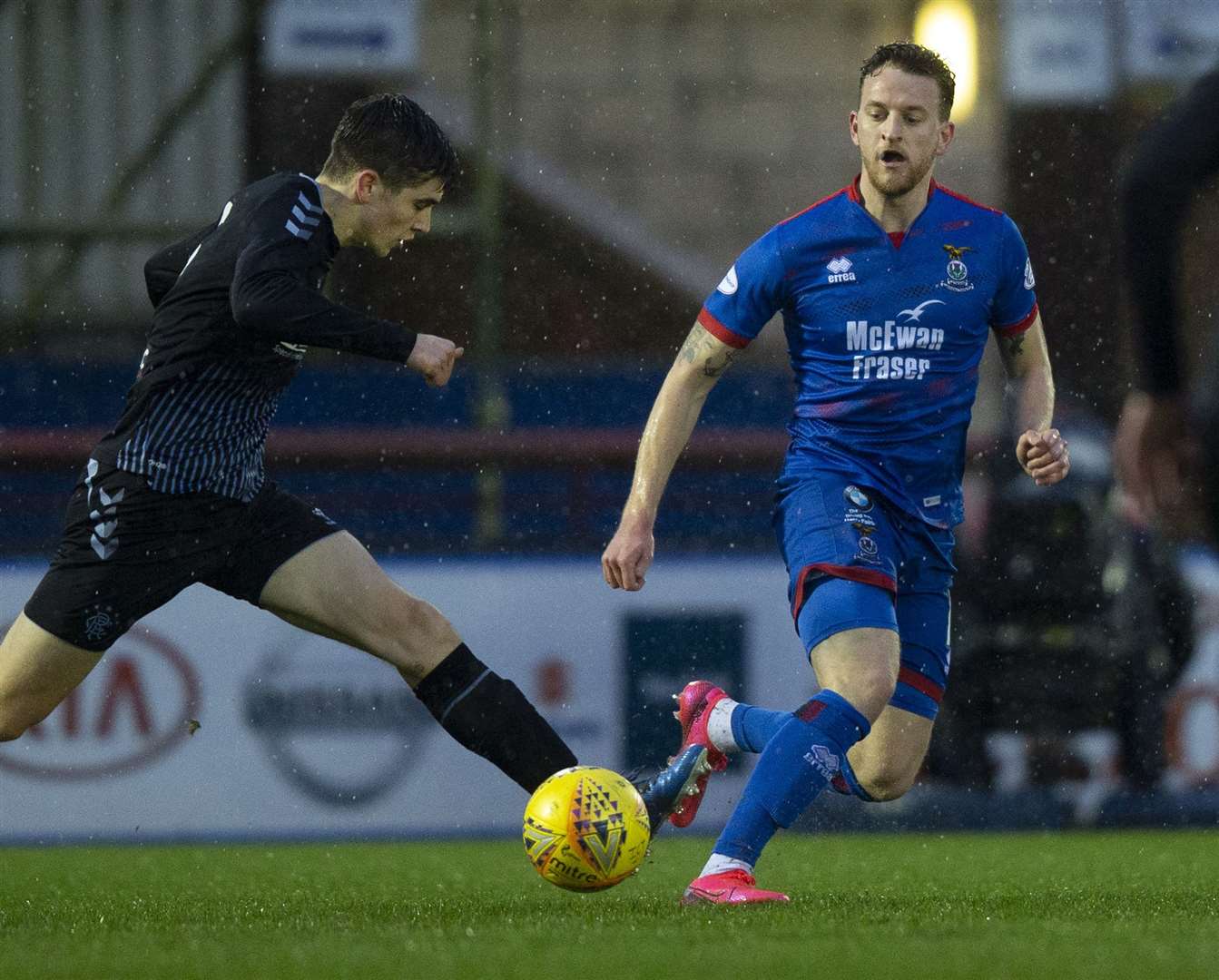 Tom Walsh (right) is back at Inverness Caledonian Thistle. Picture: Ken Macpherson