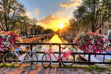 Amsterdam sunrise sets the scene on a new day in the Dutch capital. Picture: Fotolia
