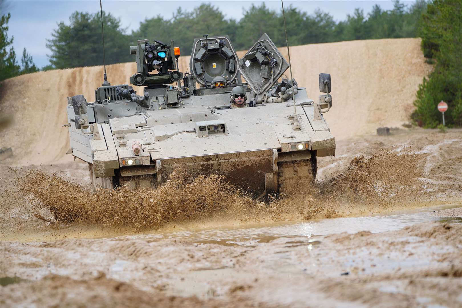 Delays in procurement of new kit, such as the troubled Ajax armoured vehicle, had left gaps in military capability, the PAC found (Ben Birchall/PA)