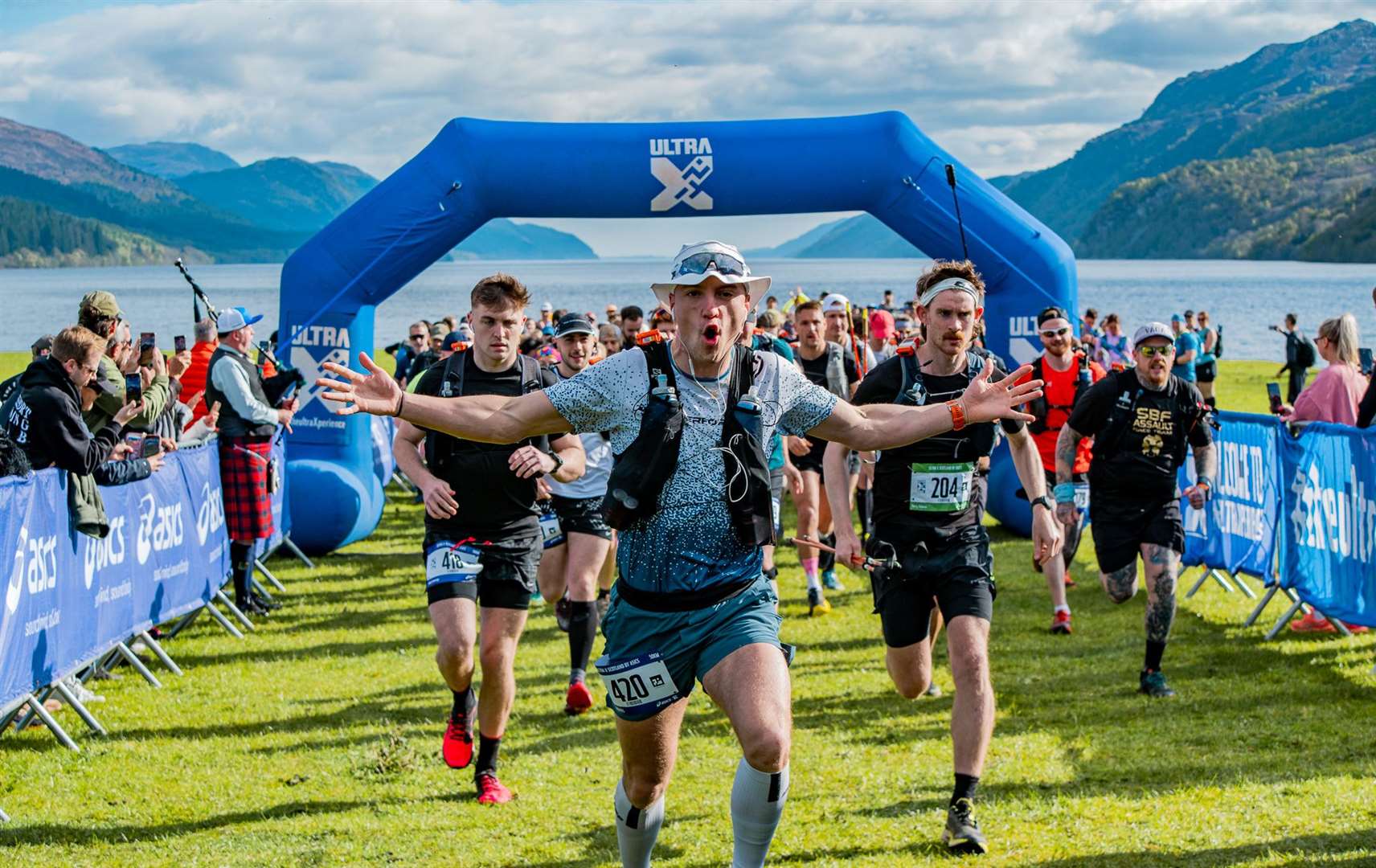 This year's Ultra X Scotland run attracted 450 competitors. Picture: gillyphotography