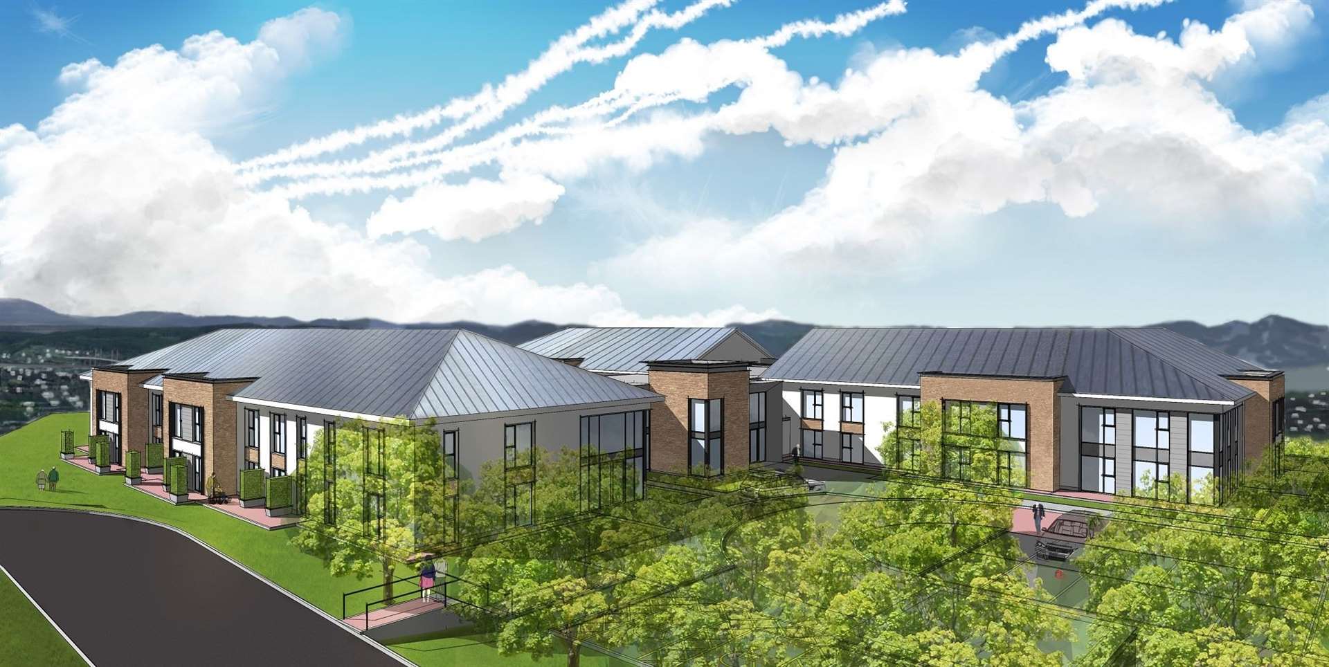 Parklands new multimillion pound care home in Inverness.