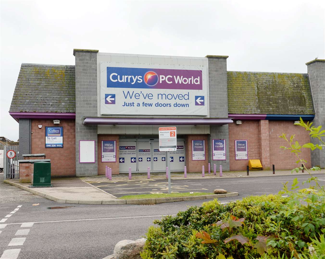 Former Currys unit in Inverness...Picture: Gary Anthony