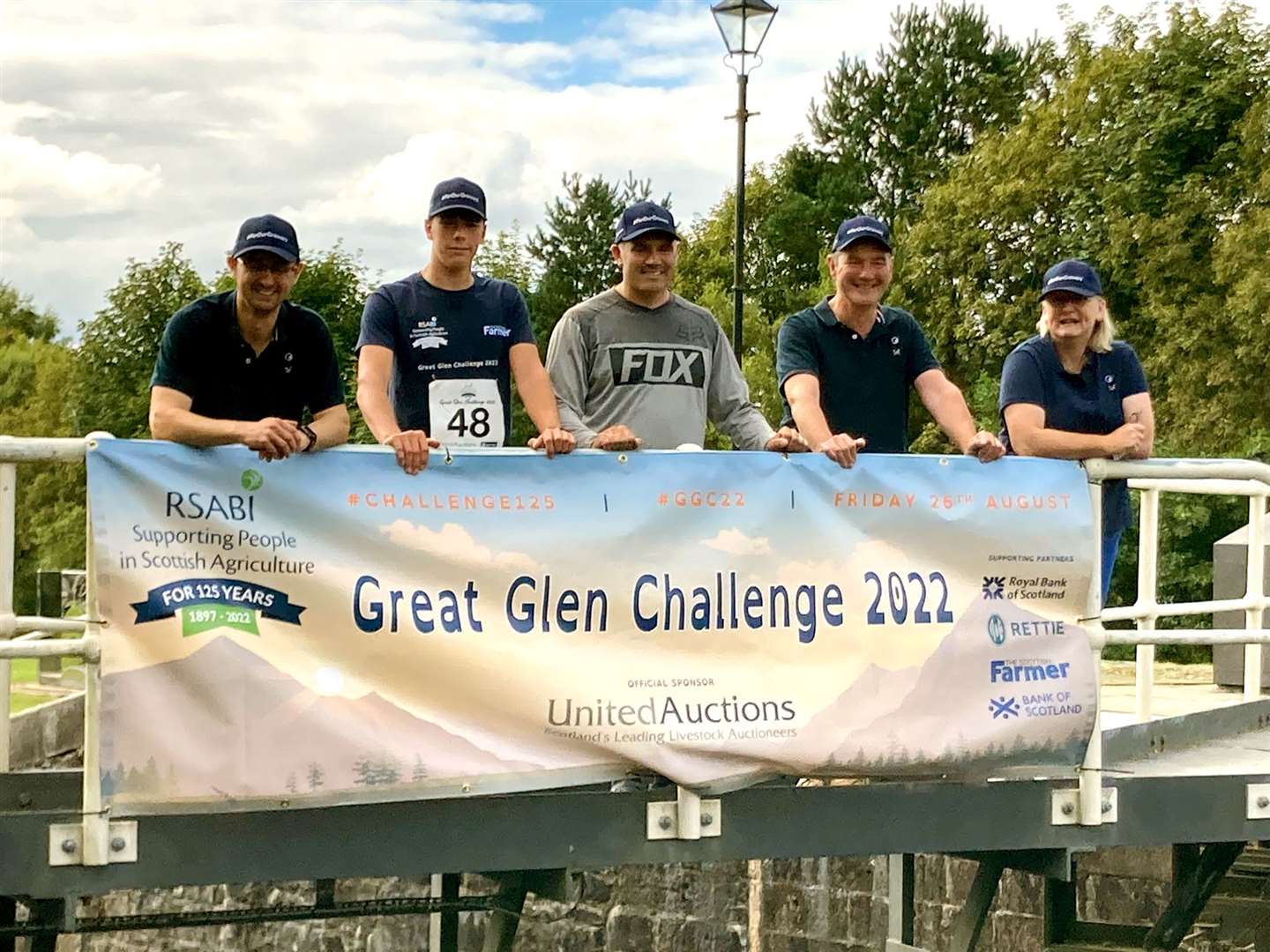 The Agrovista team in the Great Glen Challenge 2022.