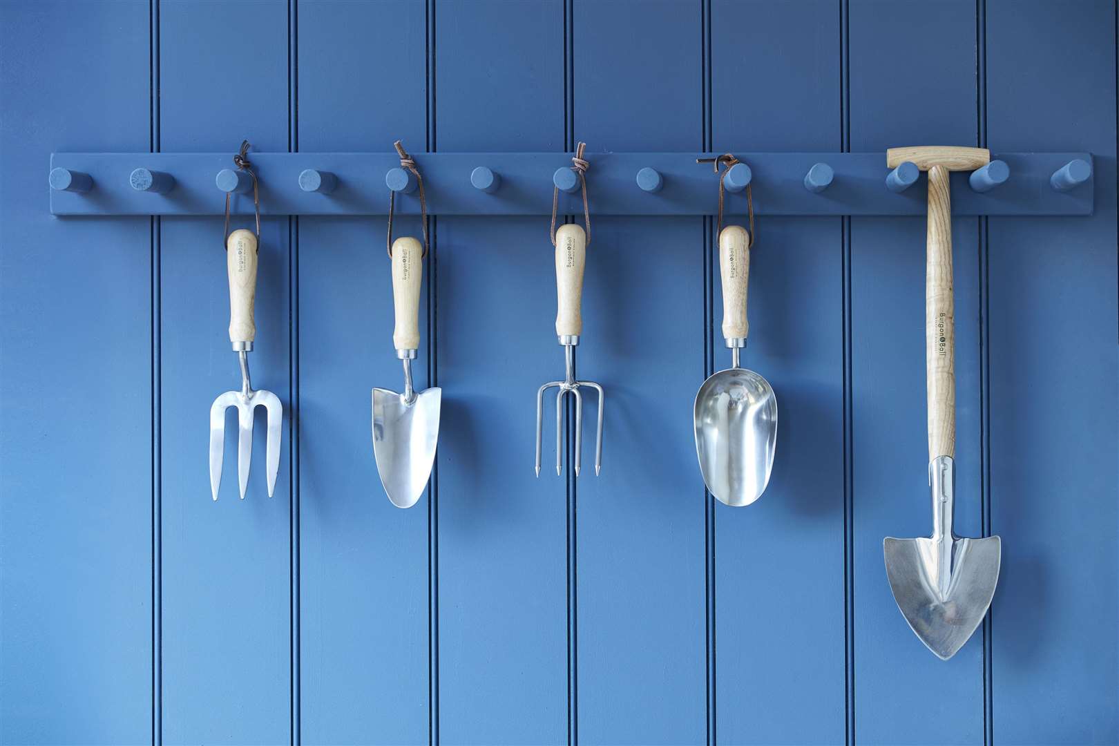 Choose hand tools that are durable, such as metal ones with wooden handles. Picture: Burgon & Ball/PA