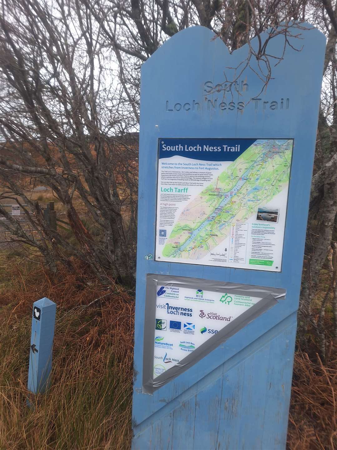 Loch Tarff used to mark the southern end of the South Loch Ness Trail.