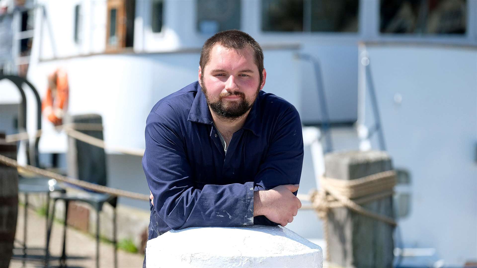 Seagrown Kickstarter employee Peter Coultas.