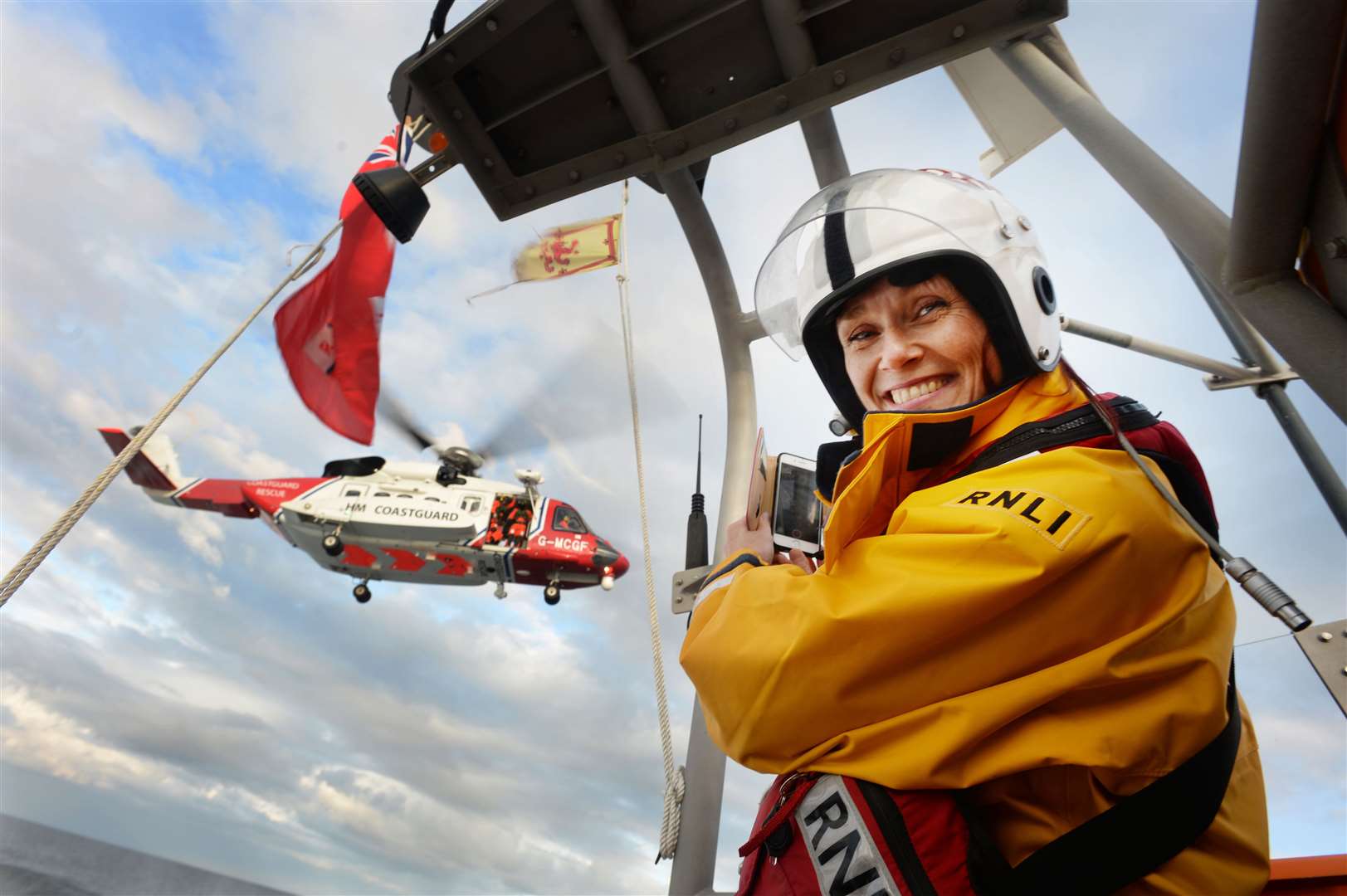 Nicky Marr's career as a magazine editor has seen her get involved with various groups in the community, including the RNLI. Picture: Gair Fraser