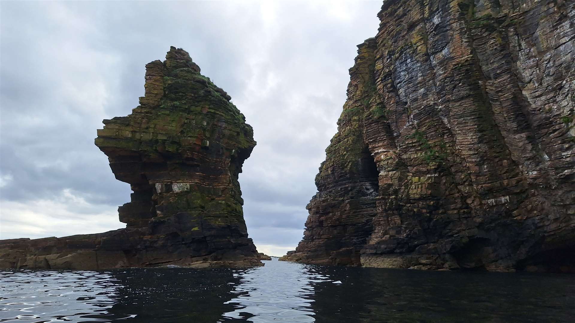 A sea stack at the Cleit Mhòr.