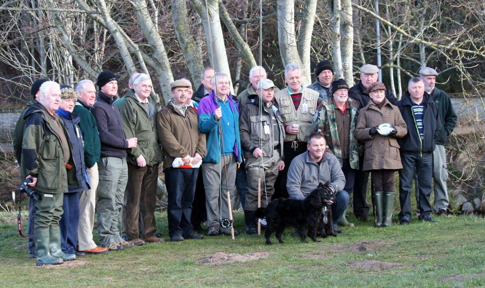 Nairn anglers in 2014 – the traditional start to the season will not take place this year.