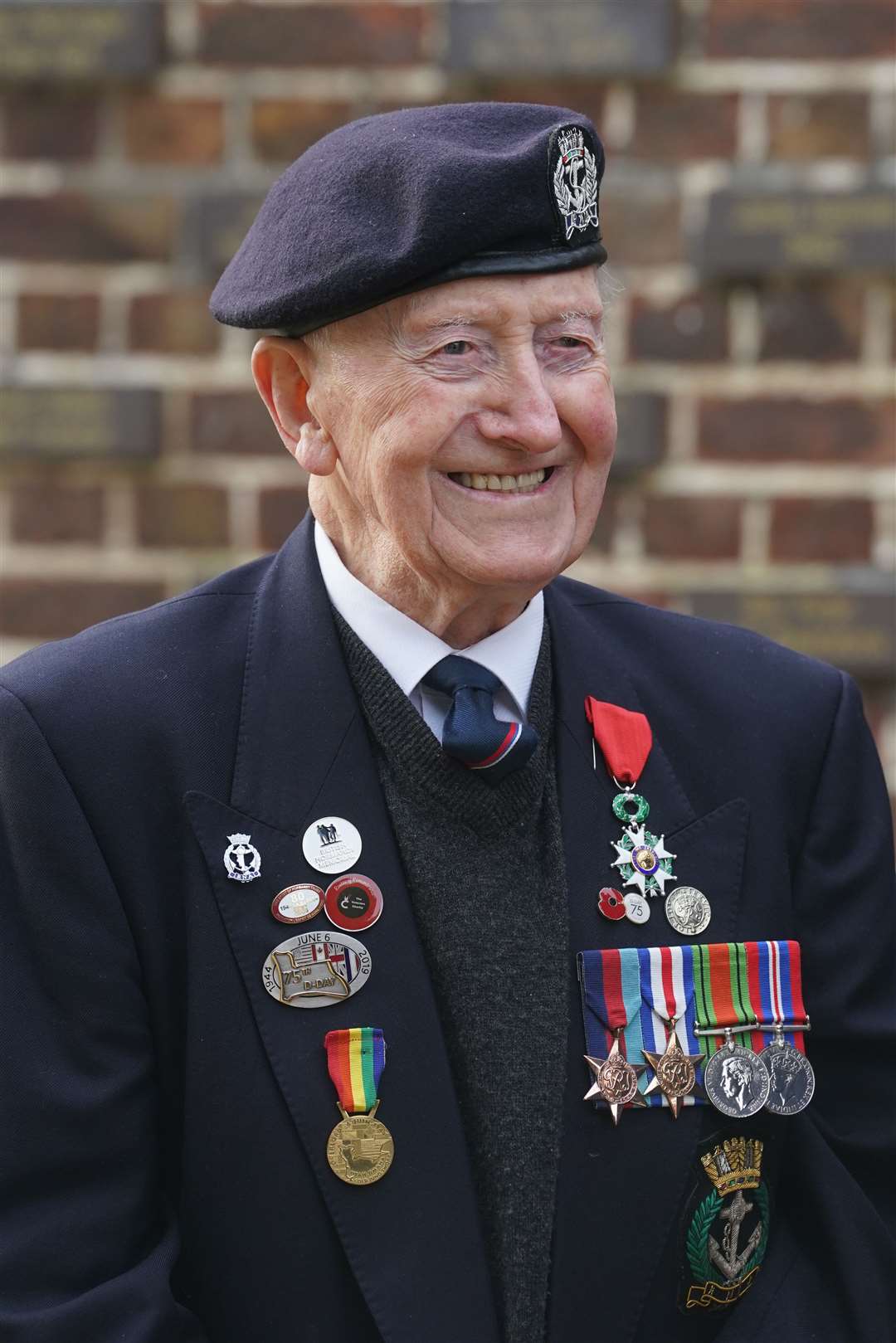 D-Day veteran Stan Ford attending the commemorations (Gareth Fuller/PA)