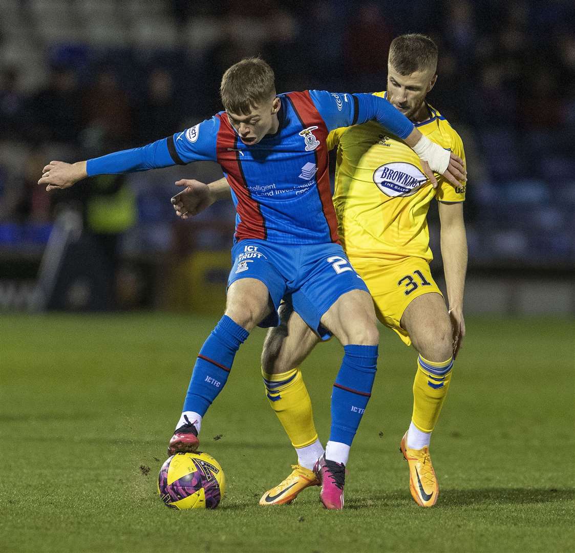 The likes of Jay Henderson only joined Inverness in January – but is now Hampden-bound. Picture: Ken Macpherson