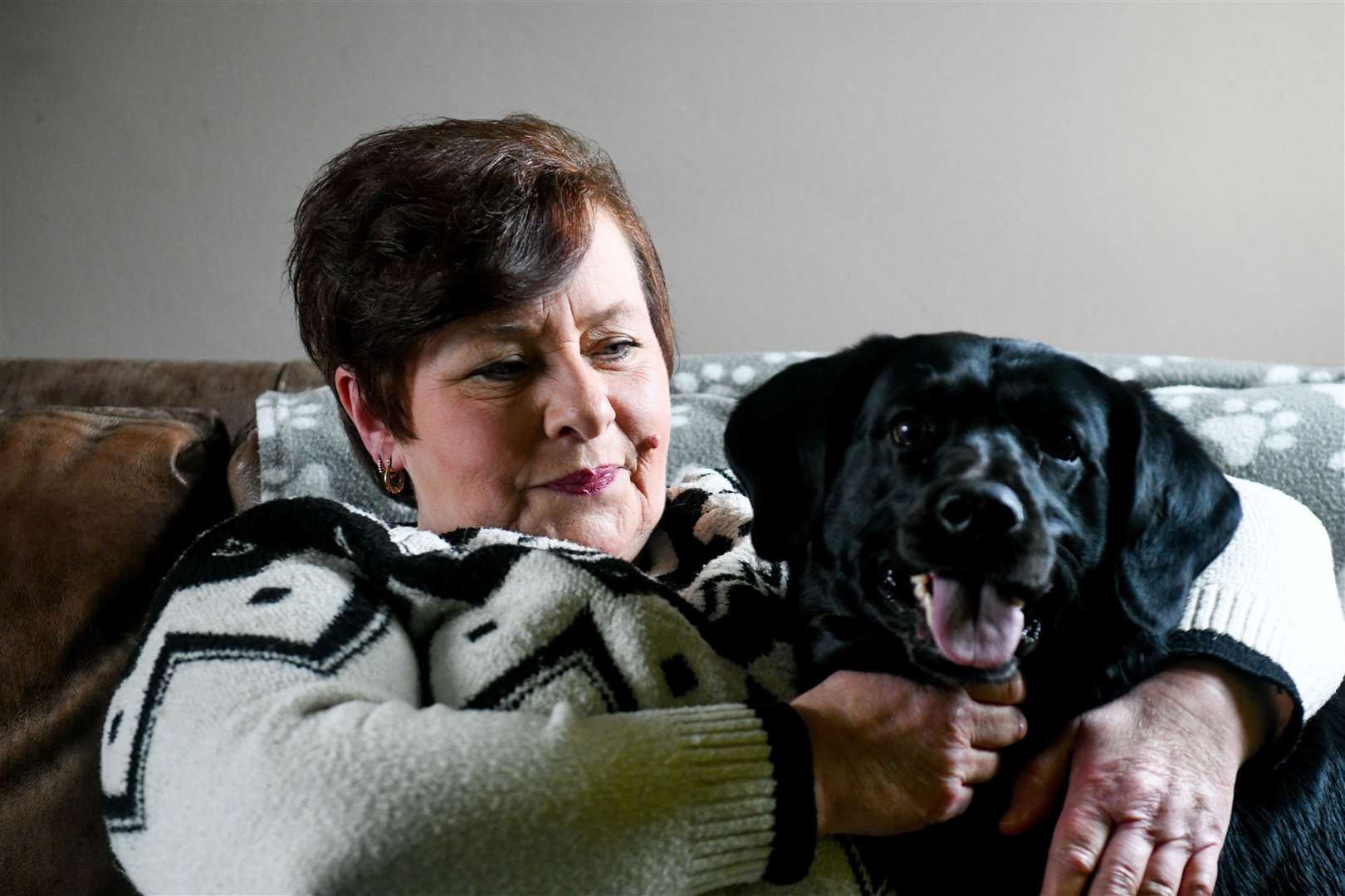 Ms Villas, who lives with her dog and cat, was concerned for her pets' health and safety. Picture: James MacKenzie
