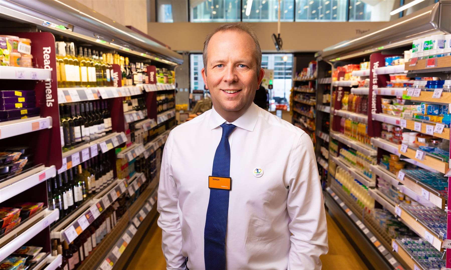 Sainsbury’s chief executive Simon Roberts said the decision to close 200 cafes was a difficult one (Andrew Porter Commercial Photography/Sainsburys/PA)