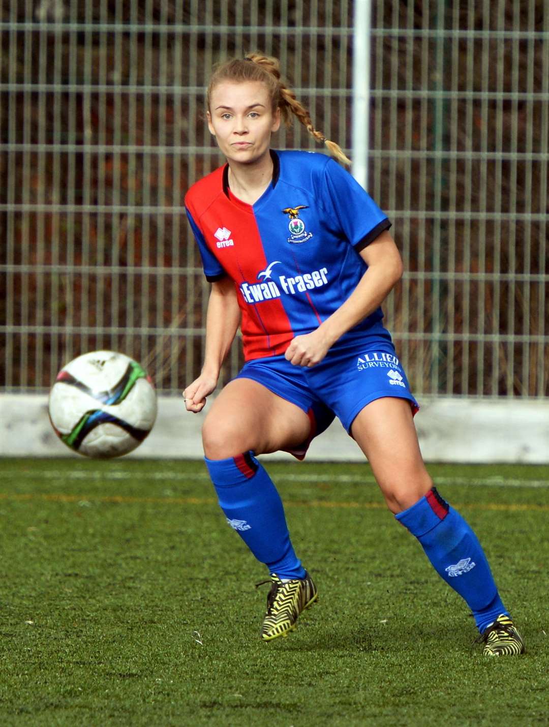 Inverness Caledonian Thistle's Janette Janatuinen scored in the win over Stonehaven. Picture: Gair Fraser. Image No.043496.