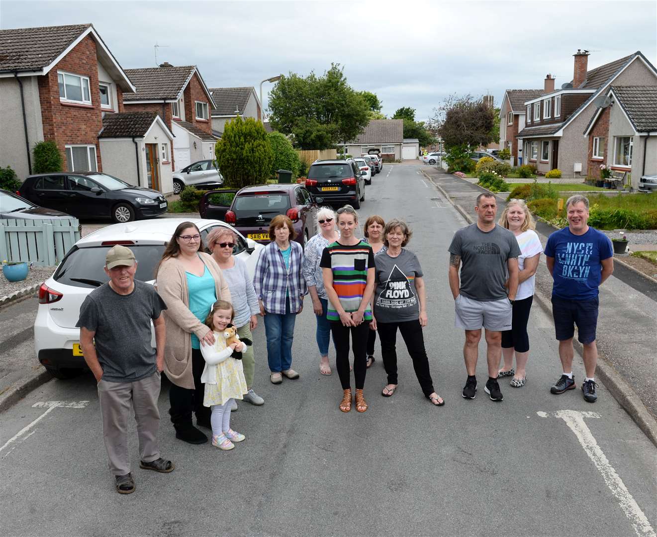 Drakies residents are campaigning against the creation of a road from Sir Walter Scott Drive into a cul-de-sac in Drumossie Avenue.