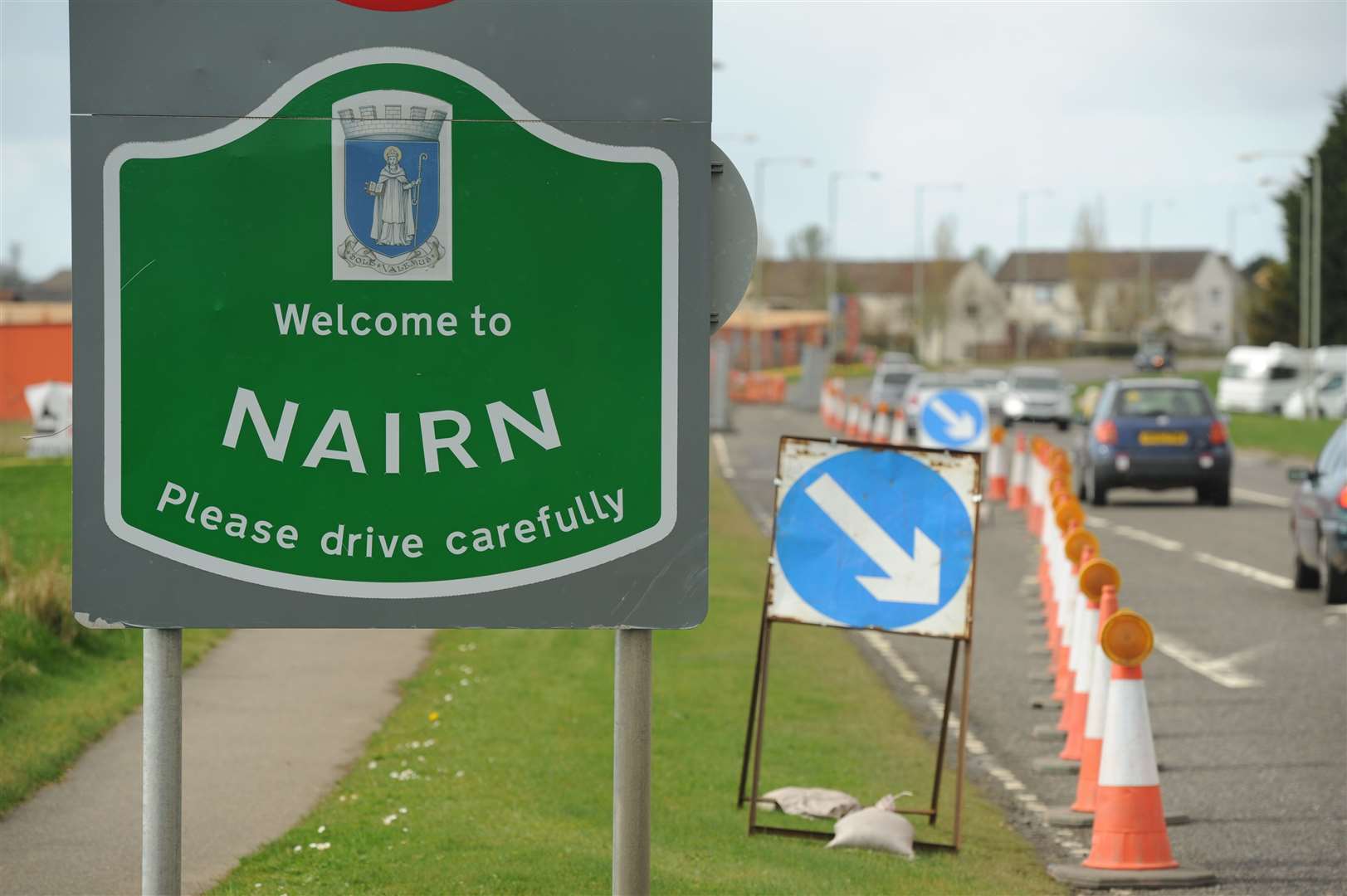 The A96 is the main trunk road east of Inverness, passing through Nairn.