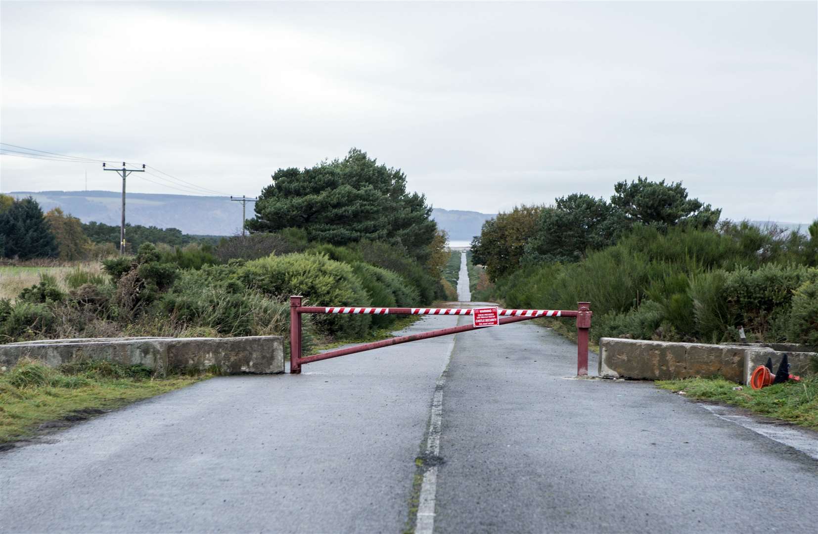 The road to the Port of Ardersier could soon be busy again if BW Ideol's fabrication plans go ahead. Picture John Baikie.