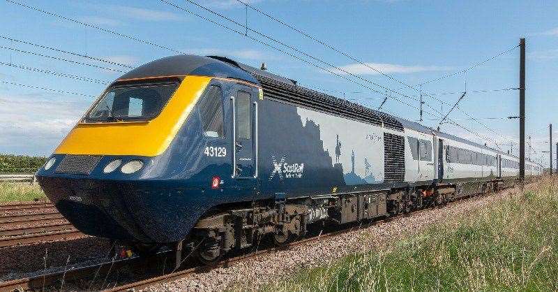A ScotRail train.