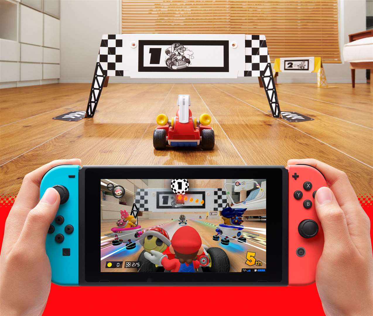 Mario Kart Live: Home Circuit. Picture: PA Photo/Handout