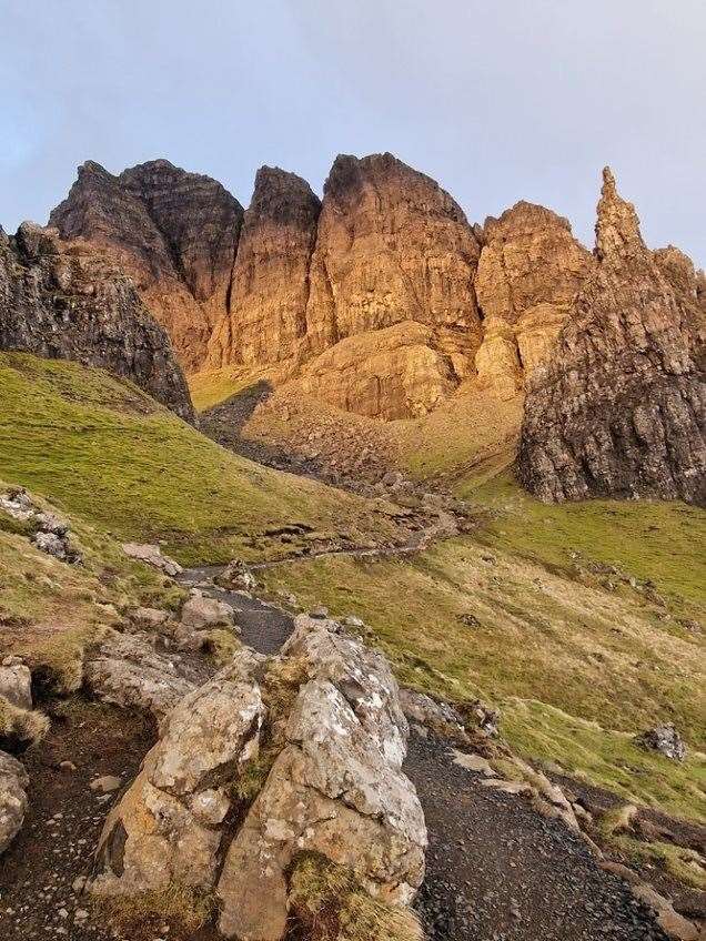 The paths have been upgraded at the Old Man of Storr.