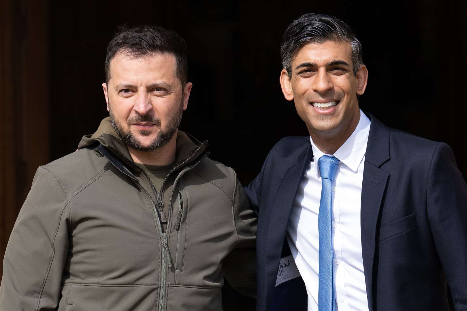 Prime Minister Rishi Sunak pictured during a meeting Ukrainian President Volodymyr Zelensky at Chequers in Buckinghamshire (Carl Court/PA)