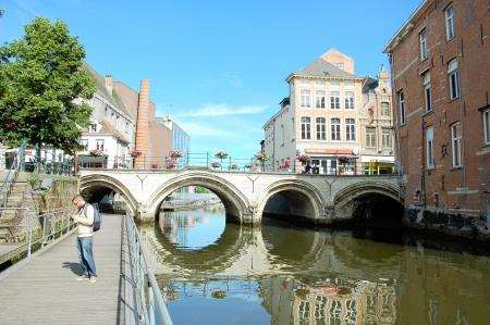 Canal view in Mechelen