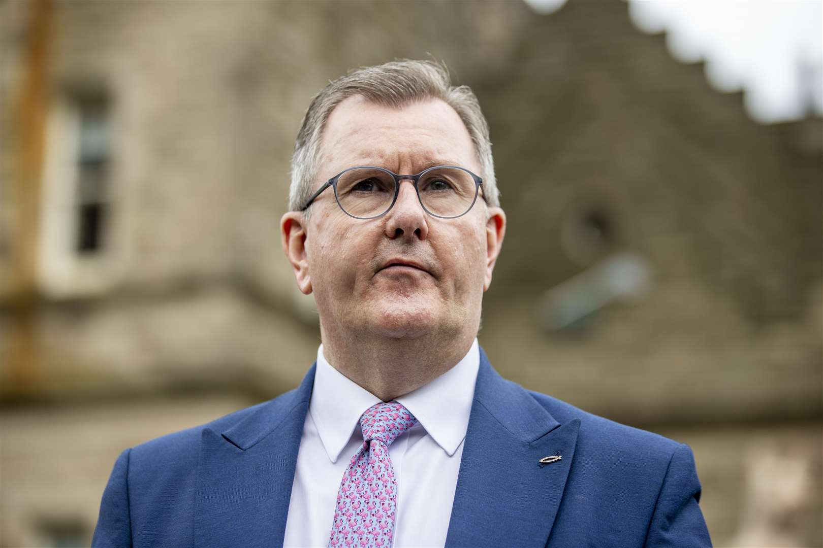 Sir Jeffrey Donaldson said he wants to reach agreement with the current Government, rather than waiting until a general election (Liam McBurney/PA)