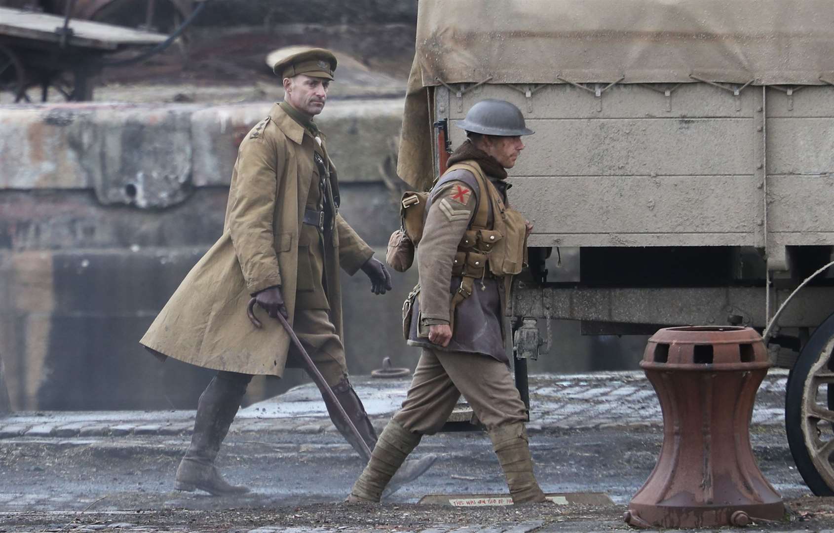 Some of the Sir Sam Mendes’s film 1917 was shot at Govan Graving Docks (Andrew Milligan/PA)